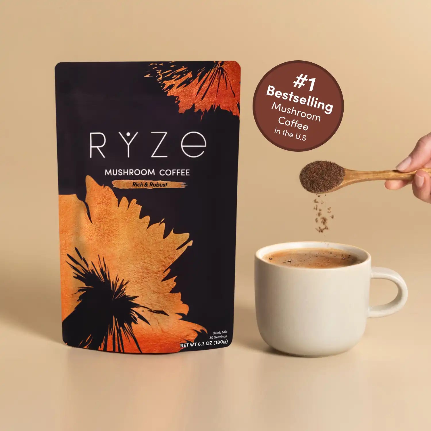 Mushroom Coffee 30 Servings J8 Je